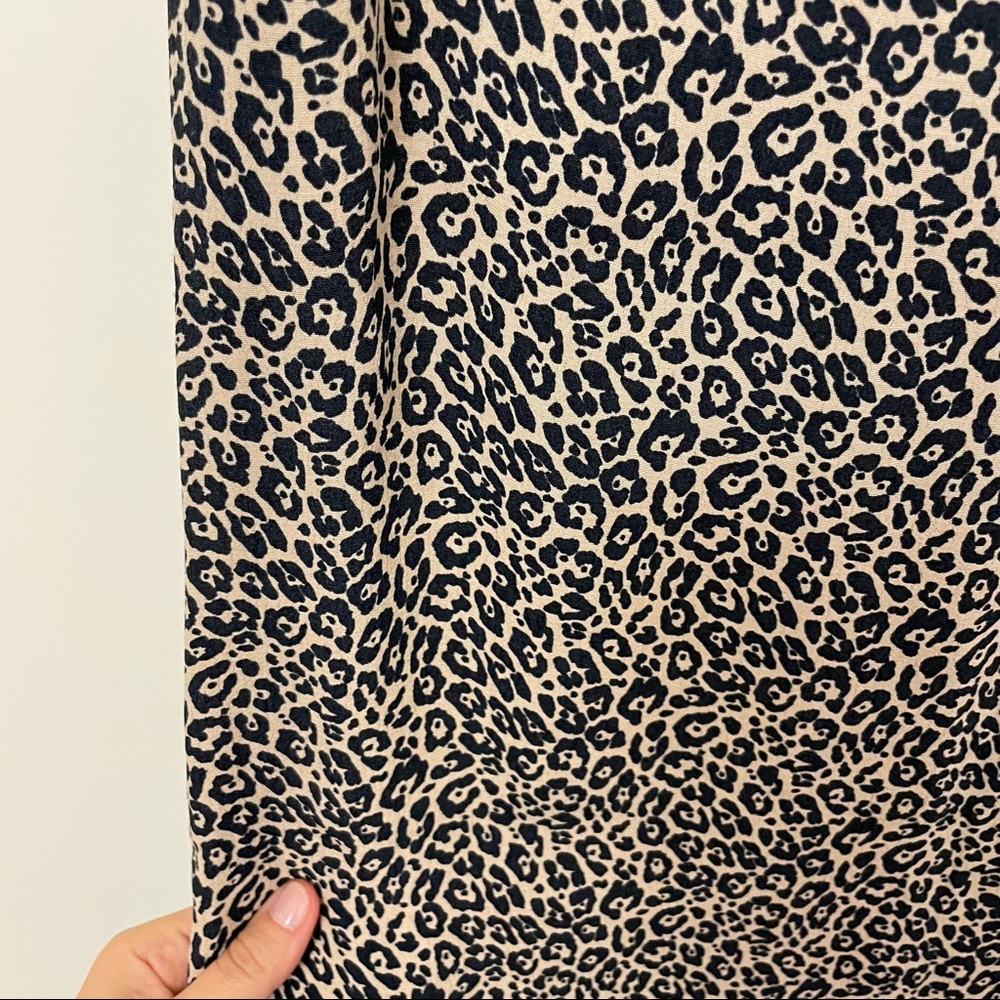 American Eagle Outfitters Leopard Print Midi Skirt - Picture 6 of 6